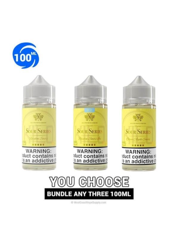 Kilo Sour Series Pick 3 Vape Juice Bundle 100ml (300ml)