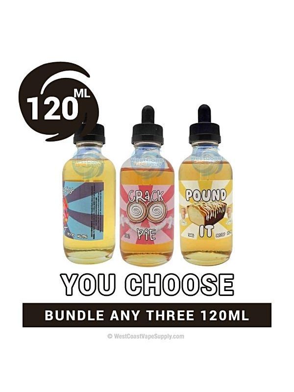 Food Fighter Vape Juice 120ml Pick 3 Bundle (360ml)