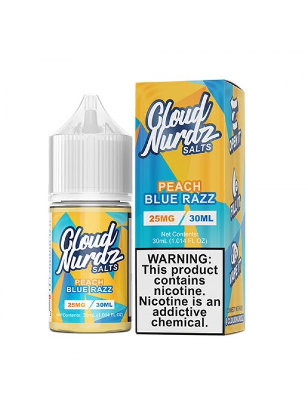 Peach Blue Razz by Cloud Nurdz Salt 30ml