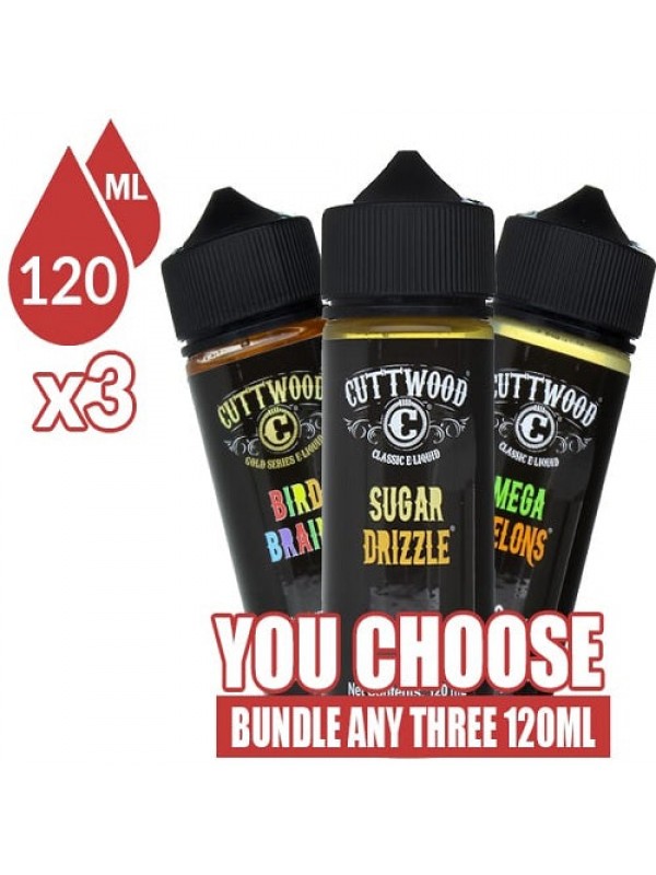 Cuttwood Pick 3 Bundle 120ml (360ml)