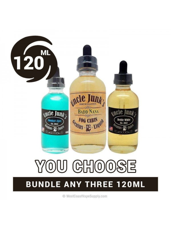 Uncle Junk's 120ml Pick 3 Bundle