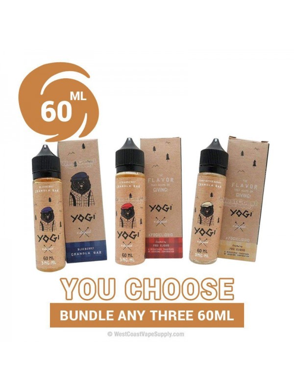 Yogi Vape Juice 60ml Pick 3 Bundle (180ml)