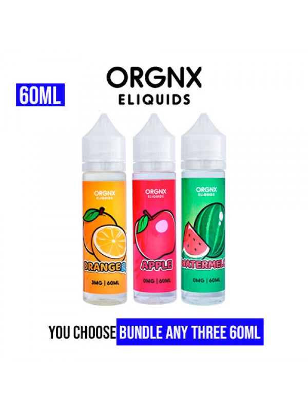 ORGNX ELiquids 60mL Pick 3 Bundle (180mL)