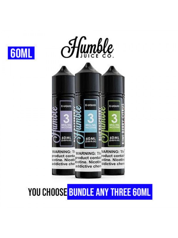 Humble Juice Co 60ml Pick 3 Bundle (180mL)