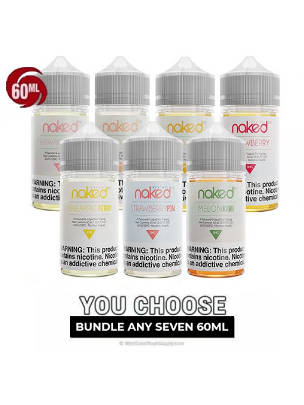 Naked 100 Vape Juice Pick 7 Bundle (420ml)