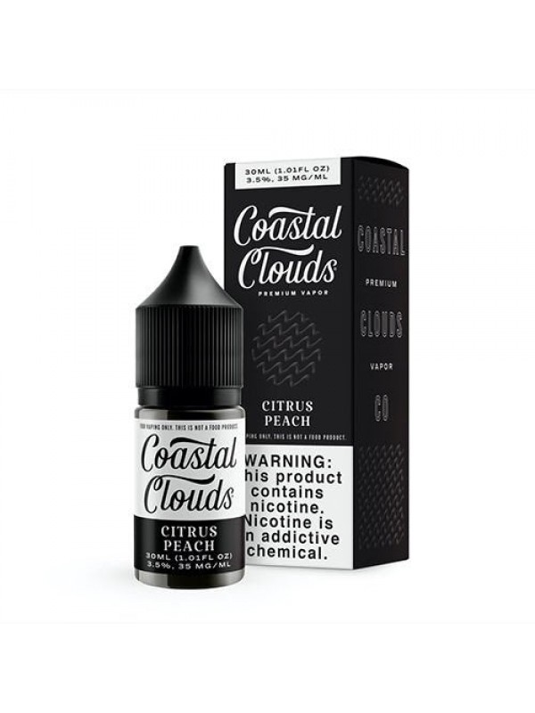 Citrus Peach Salt by Coastal Clouds 30ml