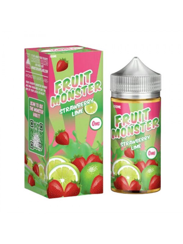 Fruit Monster Strawberry Lime by Jam Monster 100ml