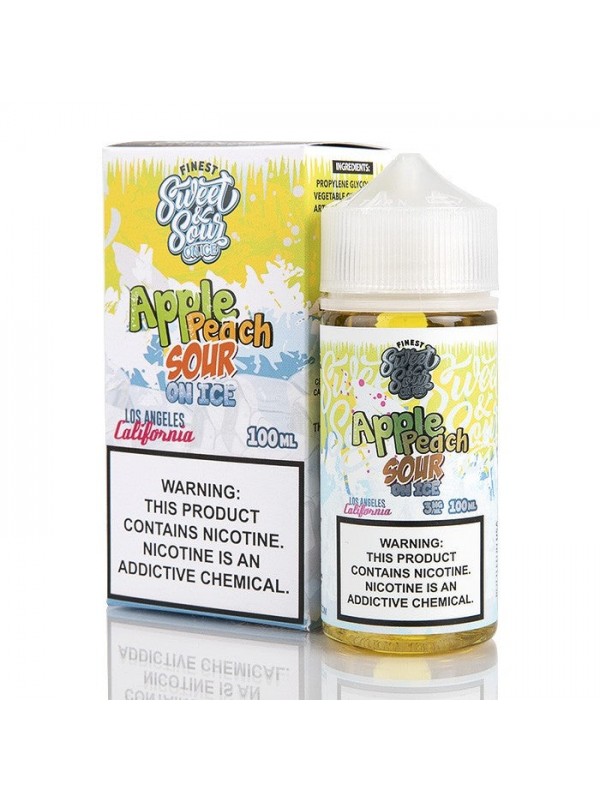 Apple Peach Sour Rings On Ice By Candy Shop 100ml