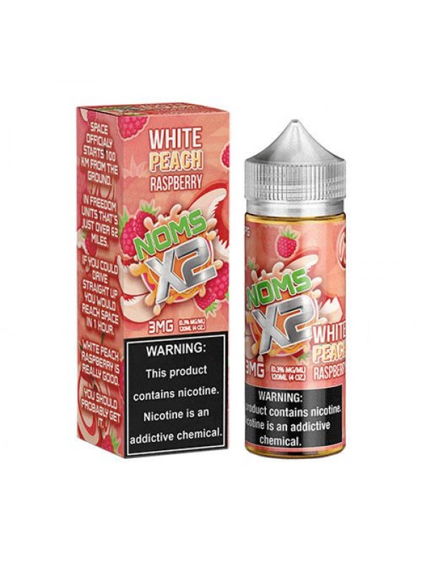 White Peach Raspberry by Noms X2 120ML