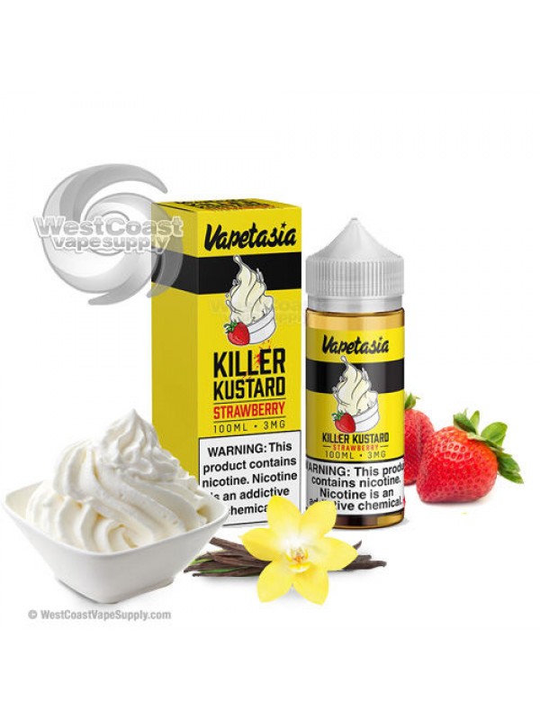 Killer Kustard Strawberry by Vapetasia 100ml