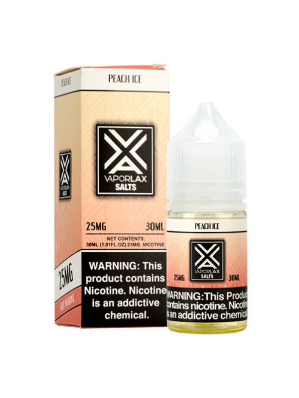 Peach Ice by VaporLax Salts 30mL