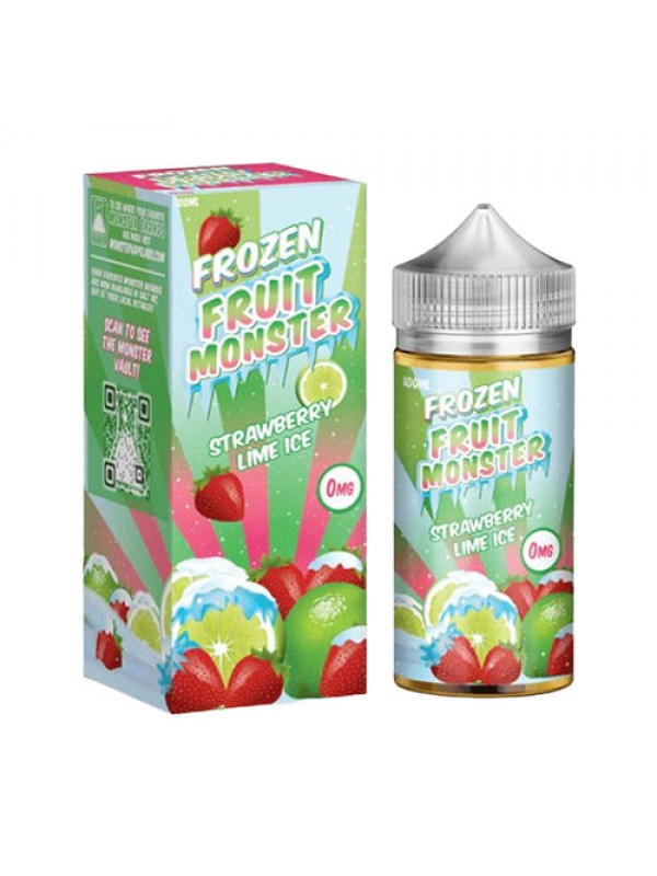 Frozen Fruit Monster Strawberry Lime Ice by Jam Monster 100ml