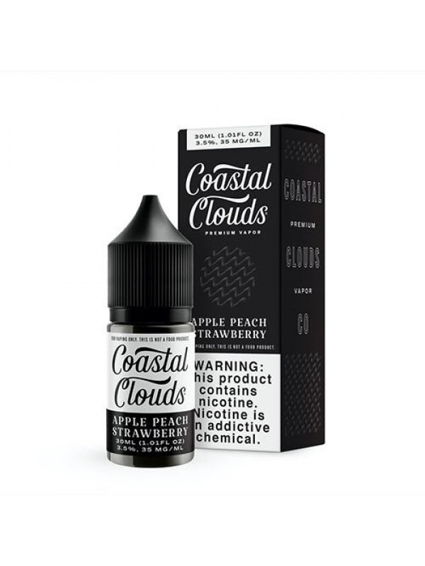 Apple Peach Strawberry Salt by Coastal Clouds 30ml