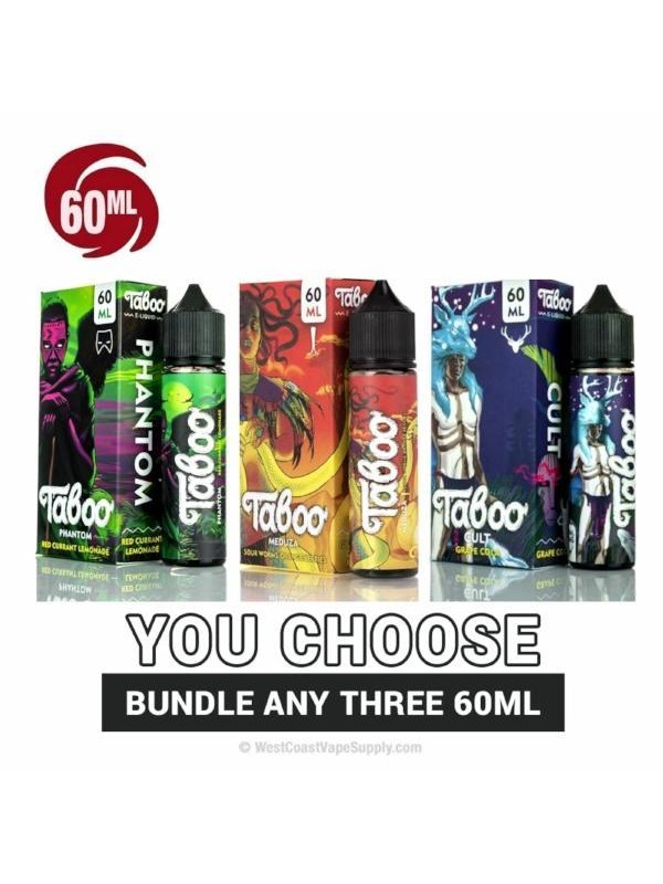 Taboo Vape Juice 60ml Pick 3 Bundle