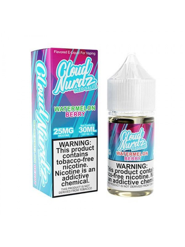 Watermelon Berry Ice by Cloud Nurdz Salt 30ml