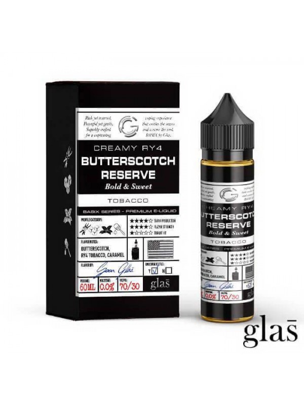 Butterscotch Reserve by GLAS Basix Eliquid 60ml