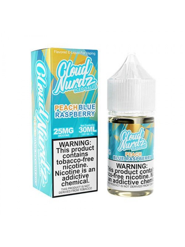 Peach Blue Raspberry Ice by Cloud Nurdz Salt 30ml