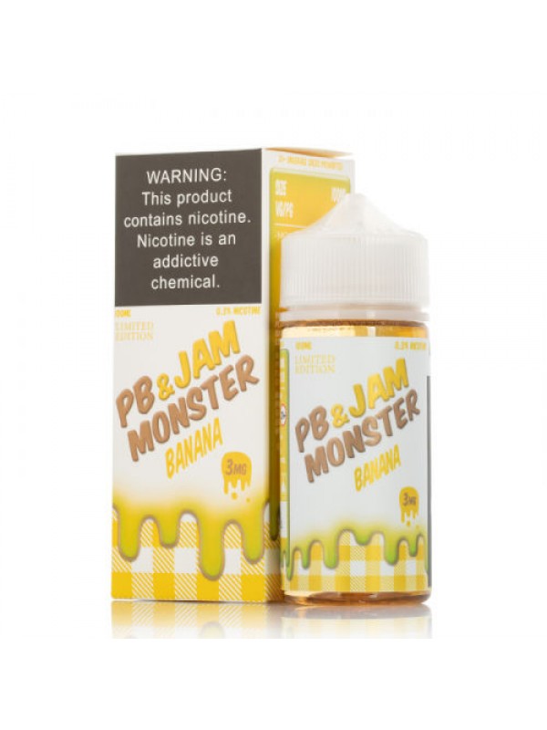 Banana PB and Jam by Jam Monster 100ml