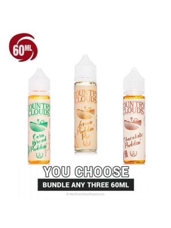 Country Clouds 60ml Pick 3 Bundle (180ml)