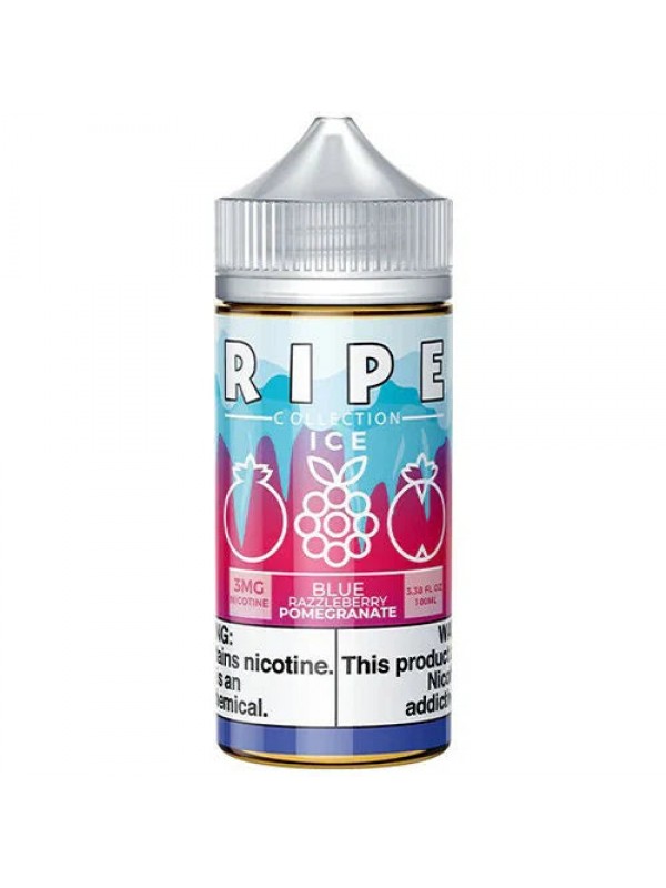 Blue Razzleberry Pomegranate on Ice by Ripe Collection 100ml