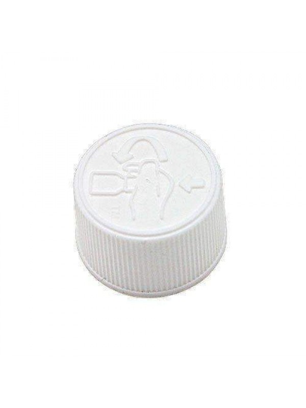 White CRC for Vapetek 30ml 120ml and 180ml PET Bottles 10 Pack