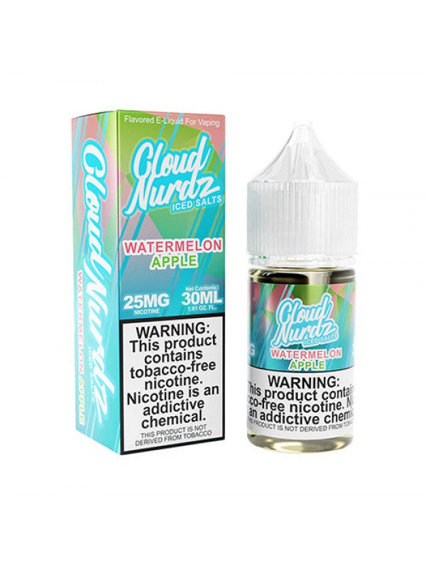 Watermelon Apple Ice by Cloud Nurdz Salt 30ml