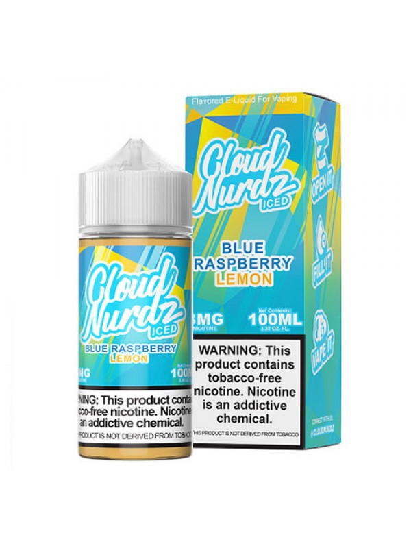 Blue Raspberry Lemon Iced by Cloud Nurdz 100ml