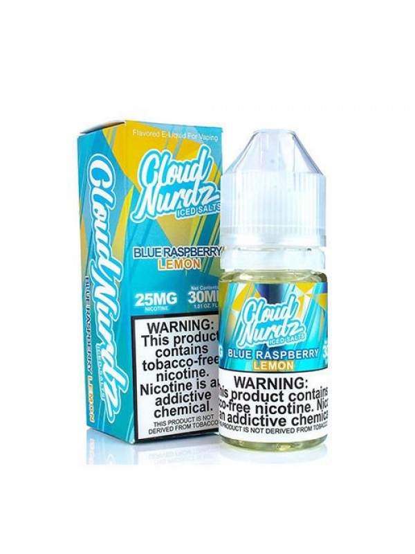 Blue Raspberry Lemon Ice by Cloud Nurdz Salt 30ml