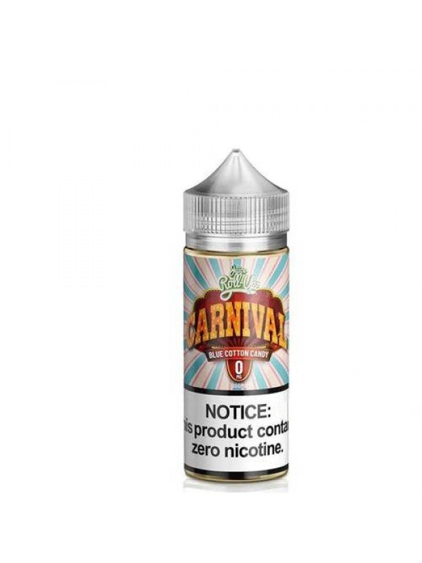 Blue Cotton Candy Salt by Juice Roll Upz Carnival 30ml