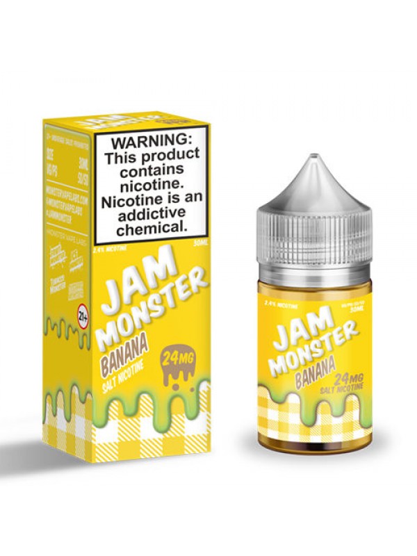 Banana by Jam Monster Salt 30ml