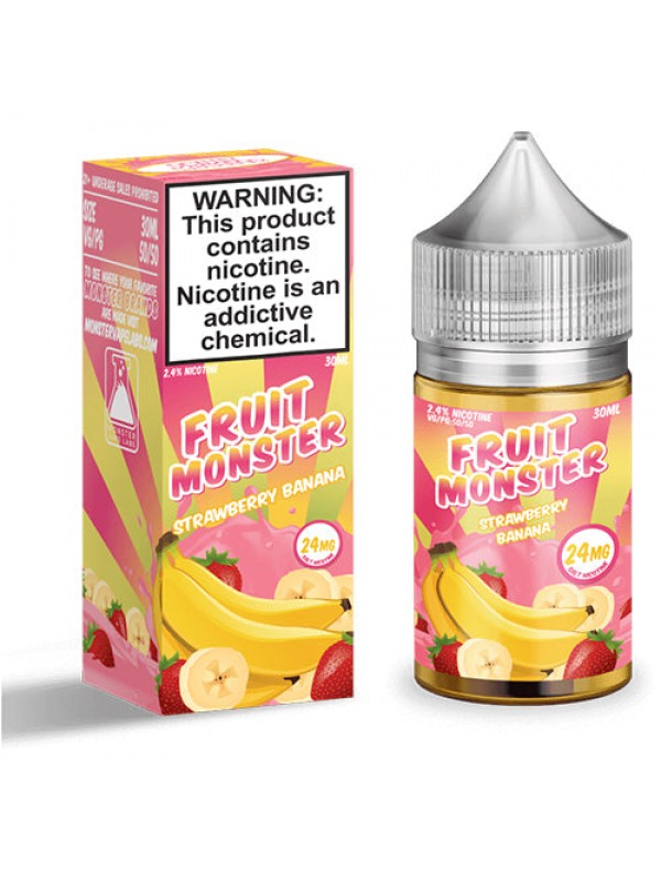 Fruit Monster Strawberry Banana by Jam Monster SALT 30ml