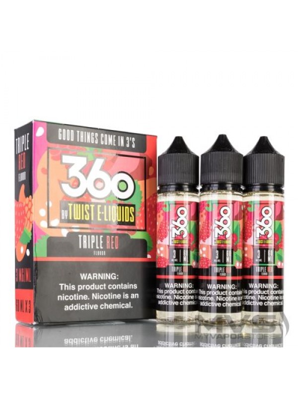 Triple Red by Twist 360 E-Liquids 180ml