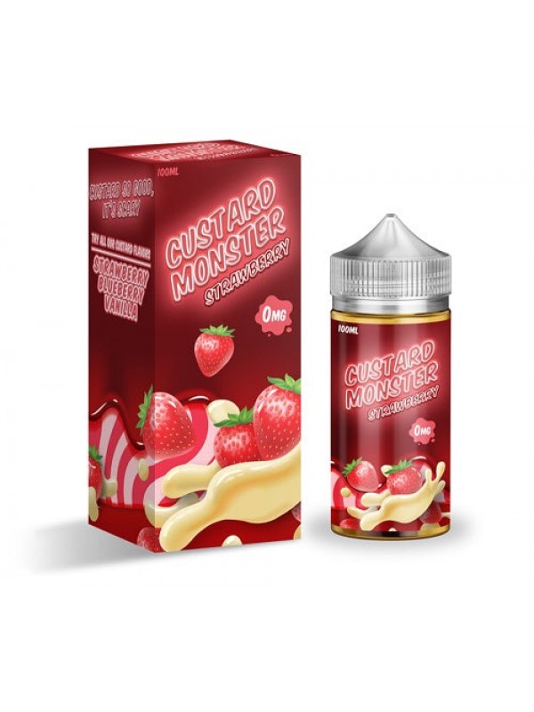 Custard Monster Strawberry Custard by Jam Monster 100ml