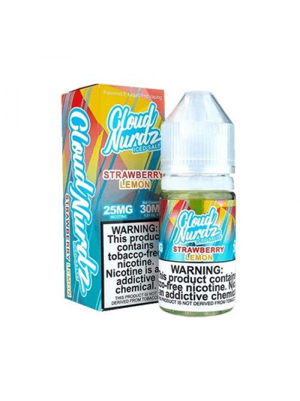 Strawberry Lemon Ice by Cloud Nurdz Salt 30ml