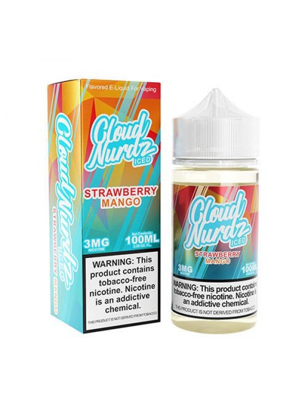 Strawberry Mango Iced by Cloud NURDZ Eliquid 100ml