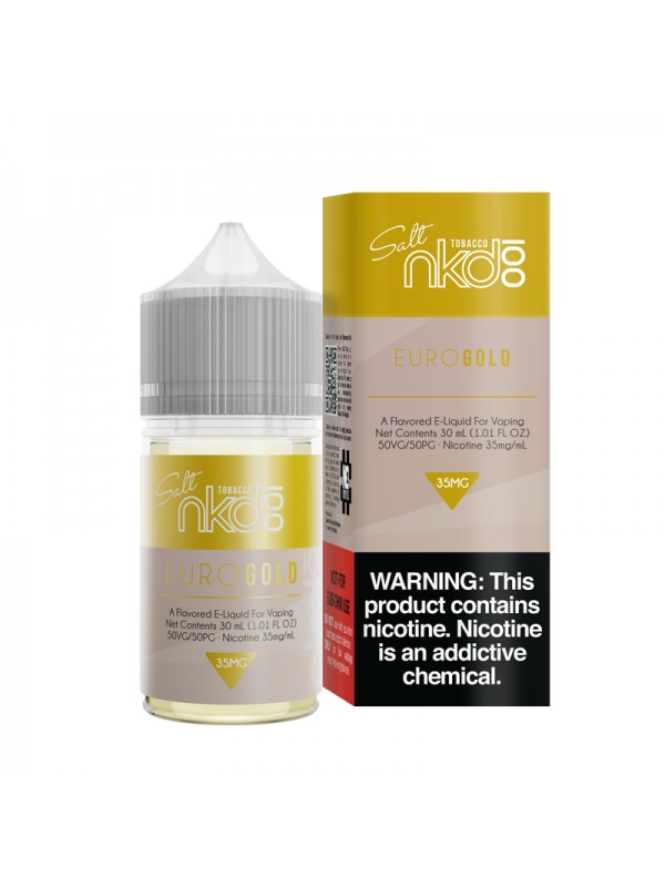 Euro Gold Tobacco by NKD 100 Salt E Liquid 30ml