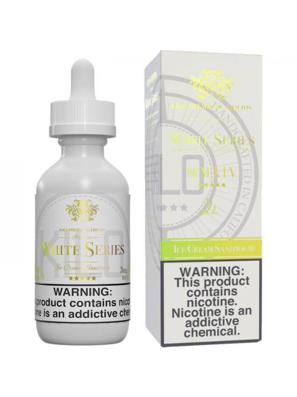 Ice Cream Sandwich Ejuice by Kilo White Series 60m...