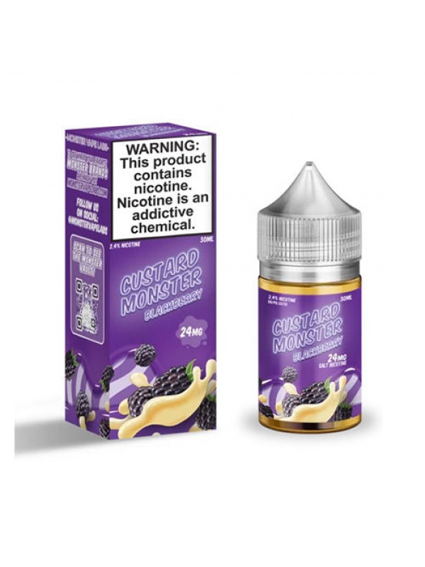 Custard Monster Blackberry by Jam Monster SALT 30ml