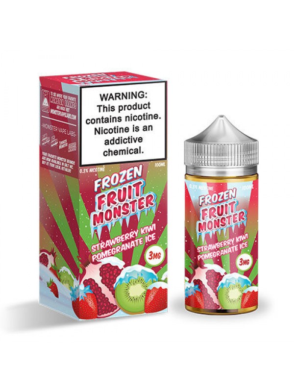 Frozen Fruit Monster Strawberry Kiwi Pomegranate Ice by Jam Monster 100ml