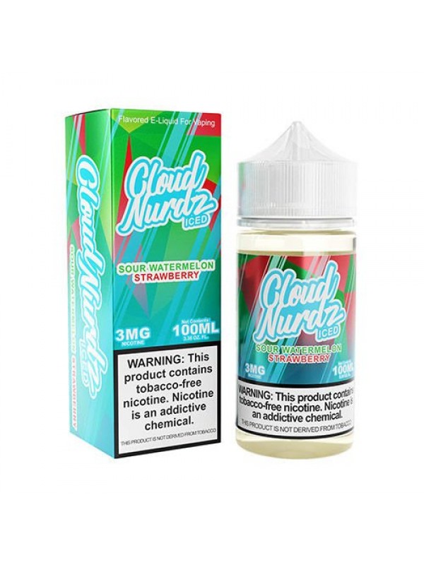 Sour Watermelon Strawberry Iced by Cloud NURDZ Eli...