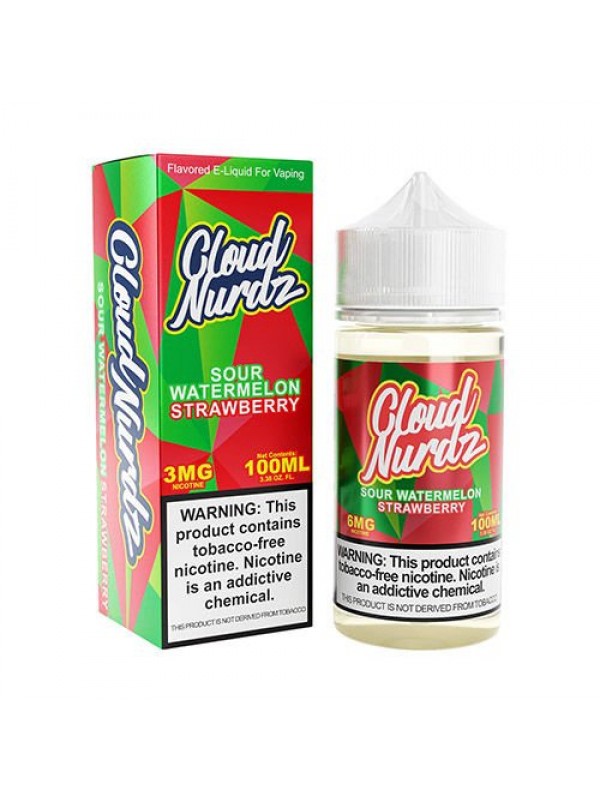 Sour Watermelon Strawberry by Cloud NURDZ Eliquid ...