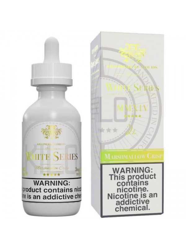 Marshmallow Crisp Ejuice by Kilo White Series 60ml