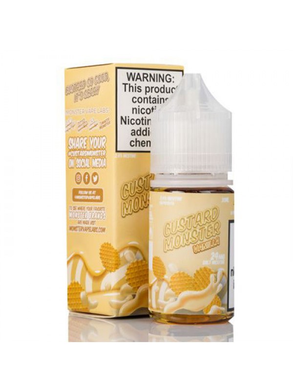 Custard Monster Vanilla by Jam Monster Salt 30ml