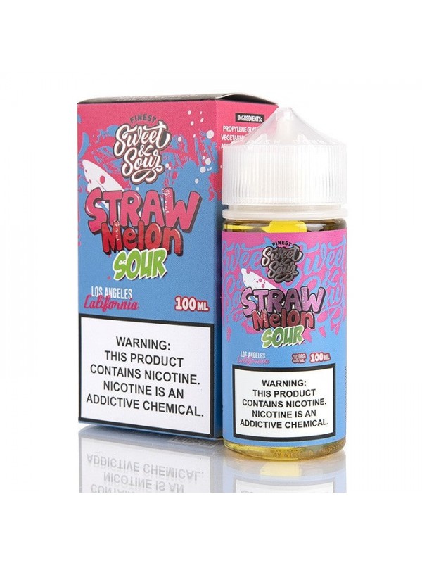 Straw Melon Sour Belts By Candy Shop 100ml