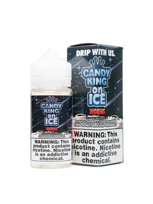 Sour Worms On Ice Ejuice by Candy King 100ml