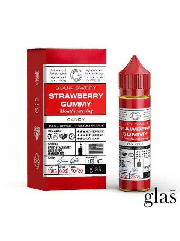 Strawberry Gummy by GLAS Basix Eliquid 60ml