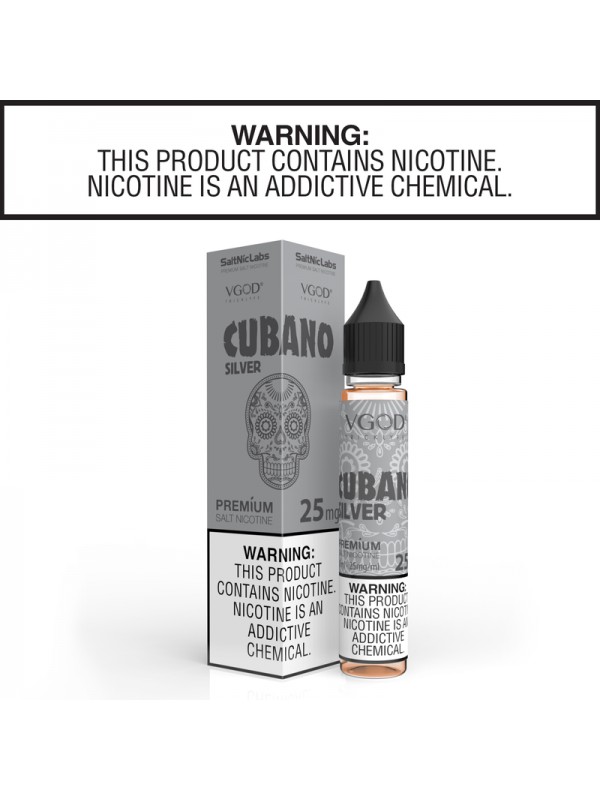 Cubano Silver by VGOD Salt Nic Collection 30ml