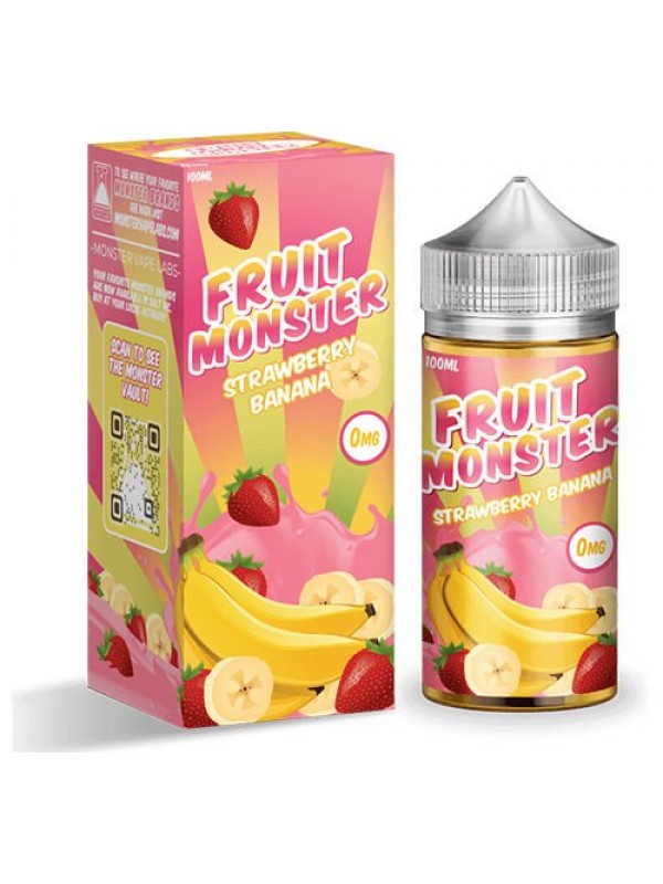 Fruit Monster Strawberry Banana by Jam Monster 100ml