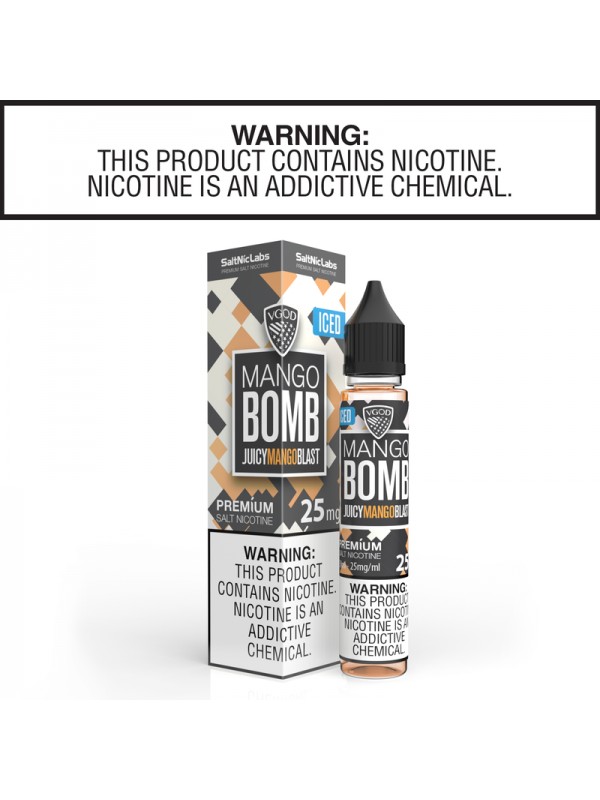 Iced Mango Bomb By VGOD Salt Nic Collection 30ml