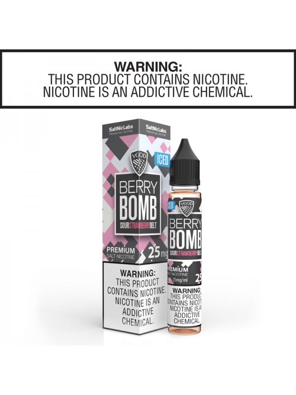 Iced Berry Bomb By VGOD Salt Nic Collection 30ml